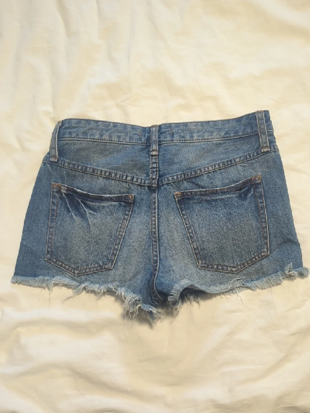Free People Light Blue Mid-Rise Denim Shorts - Picture 5 of 6